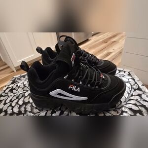 Fila Black and White Sneakers